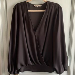 Trina Turk Black Blouse Size XL Worn Once